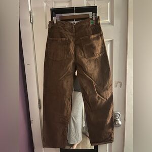 Women’s size 10 Empyre Brown Corduroy-Wide Leg Jeans